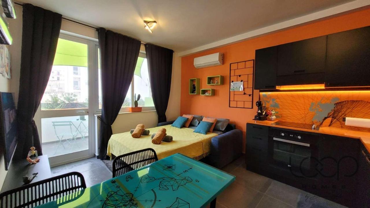 Modern - 50 M From Sea - Free Wi-Fi - Super Cool - Terrace - Fully Air-Conditioned St. Paul's Bay Exterior foto